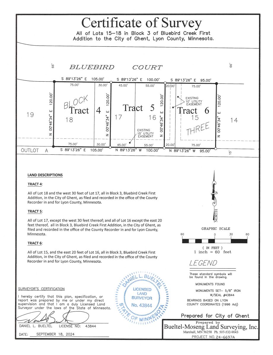 228 & 234 Bluebird Ct. Survey